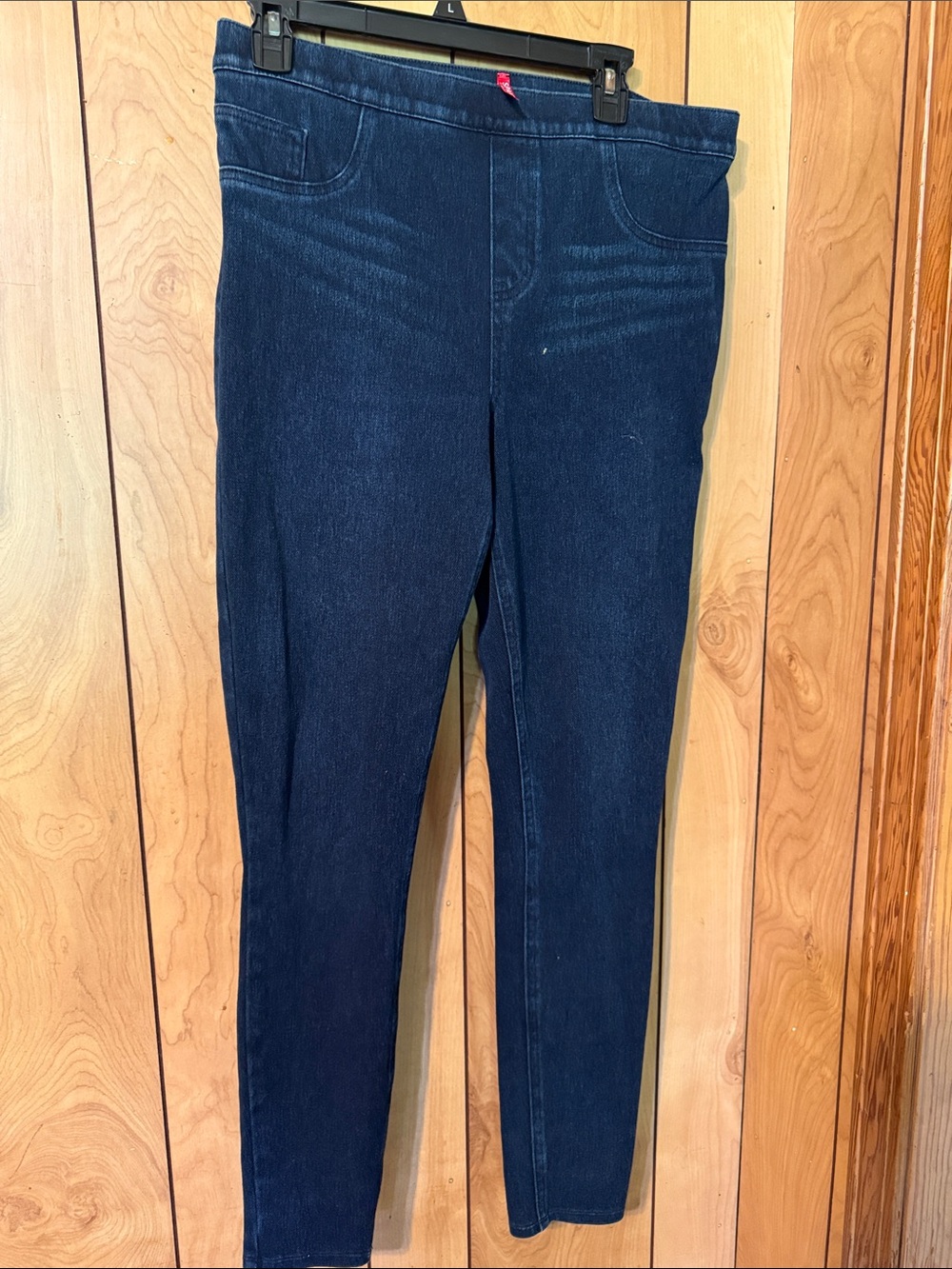 SPANX Dark Navy High-Rise Stretch Jeggings